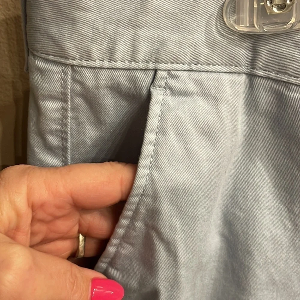 J CREW men’s Flex Straight cut Chino pants flat front 4 pocket light blue 36-30